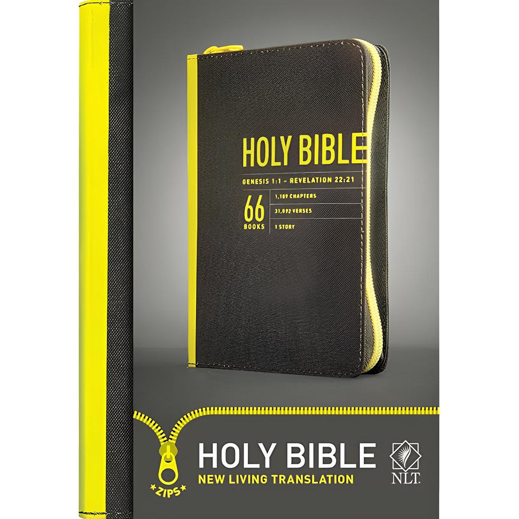 Zips NLT Compact Bible with Zipper