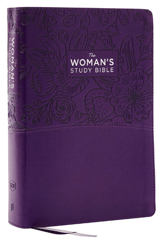 KJV, The Woman's Study Bible, Full Color Edition, Red Letter, Purple Leathersoft