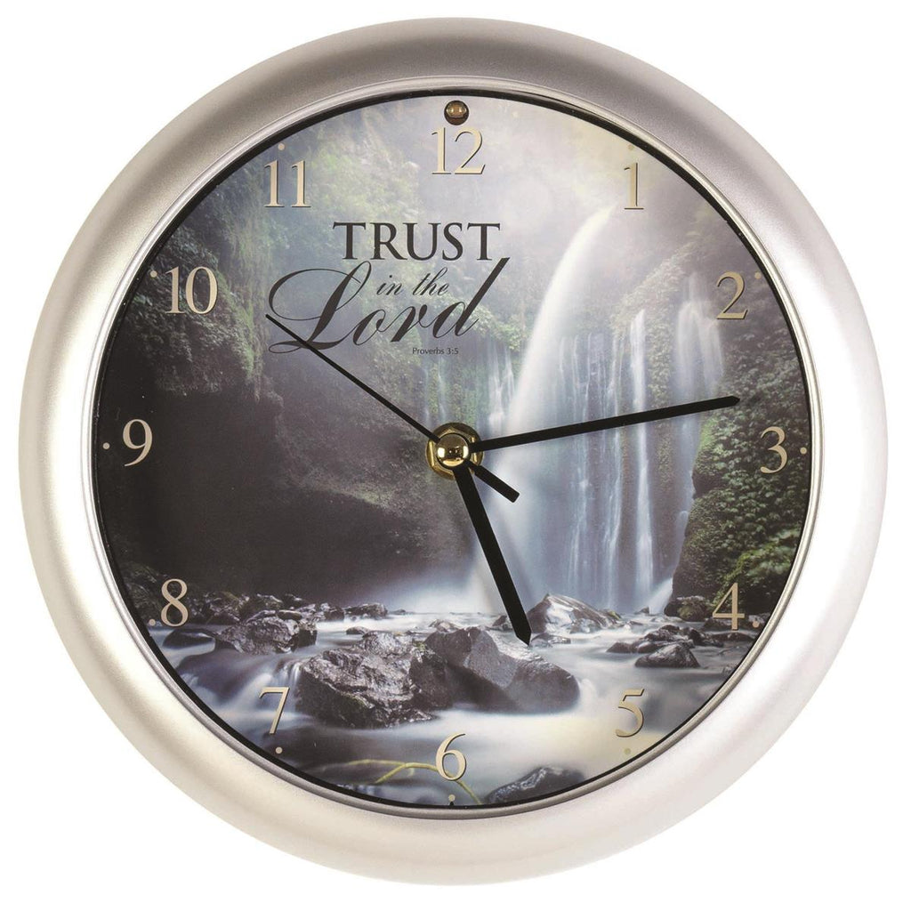 Trust in the Lord Musical Clock, 8"
