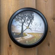 Serenity Prayer Musical Clock, 8"