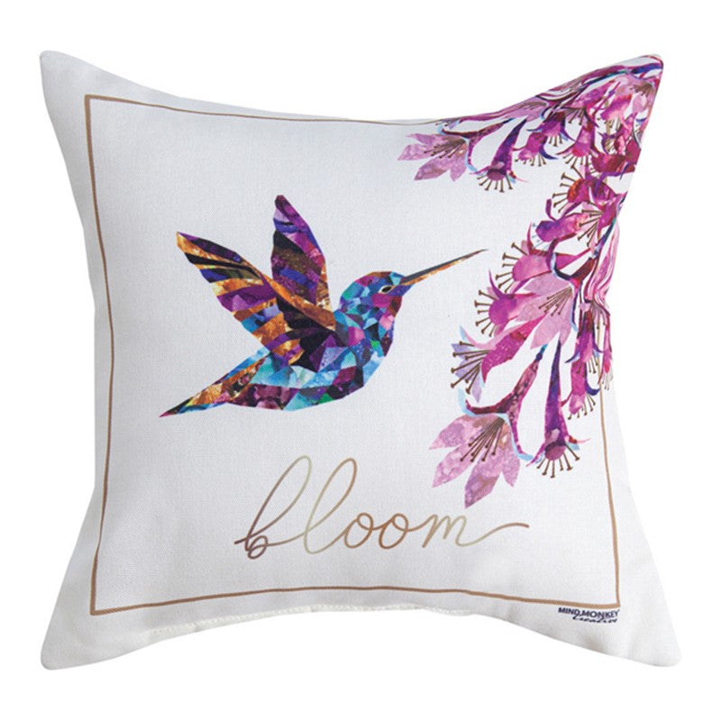 Painted Garden Climaweave Pillow, 12"X12"