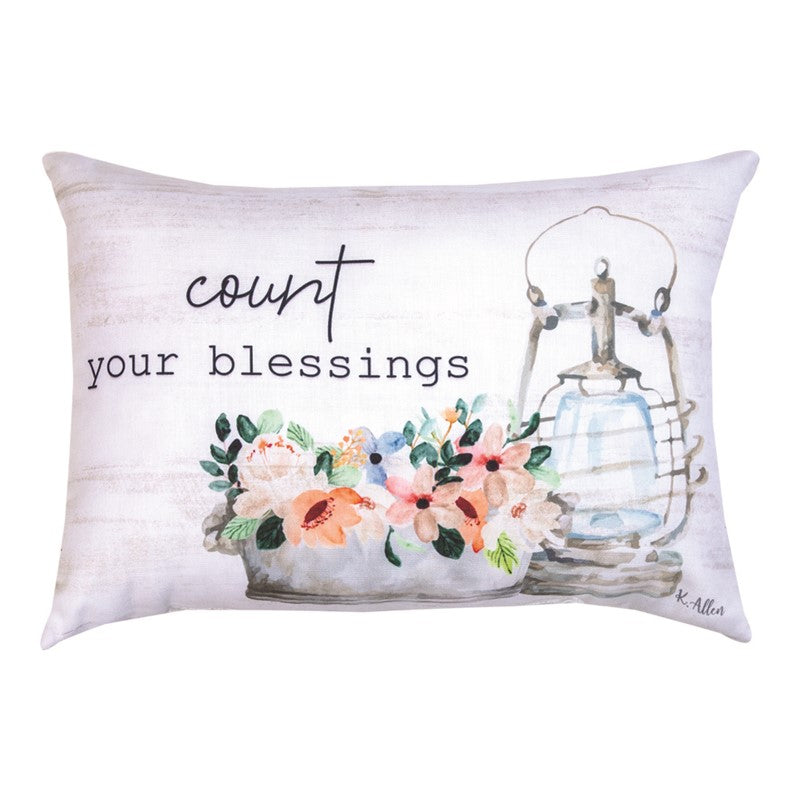 Weather-Resistant Outdoor Throw Pillow – Climaweave Fabric, 18x18 Inches