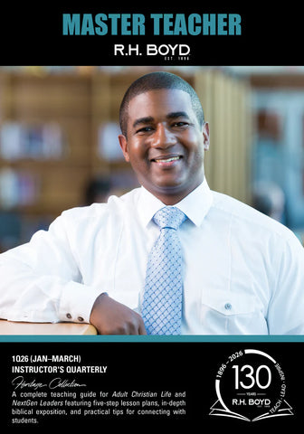 Master Teacher Adult Christian Life, QTR 1/2026 (January-March)