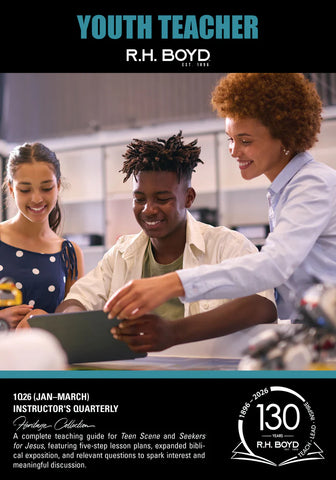 Youth Teacher Instructor Q1 (January-March 2026) for Teen Scene Sunday School Book