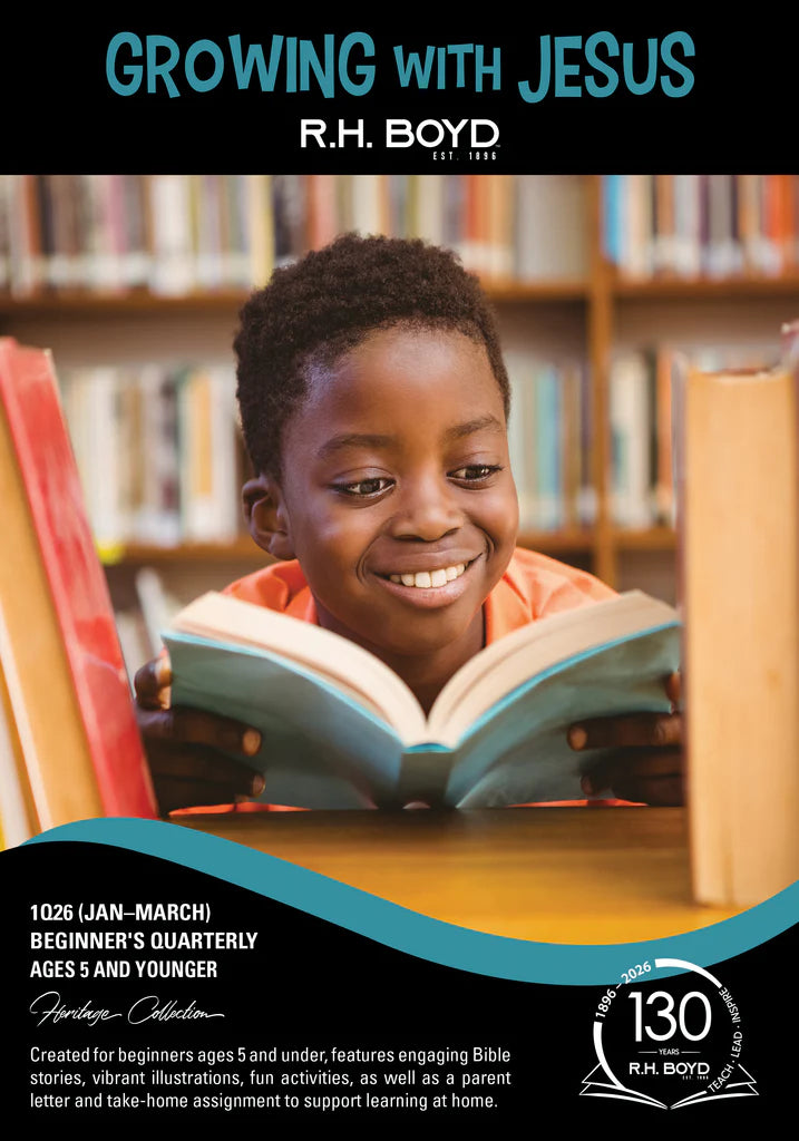 Growing with Jesus for Beginners Ages 5 and Younger QTR1 (January-March 2026)