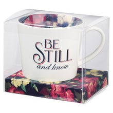 Taza de café Be Still- Salmos 46:10