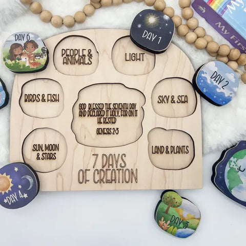 Days of Creation Wooden puzzle