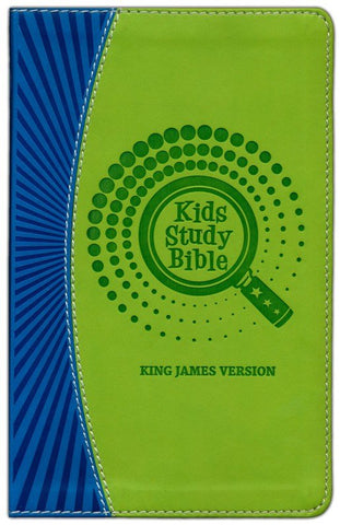 KJV Kids Study Bible, Green/Blue Flexisoft