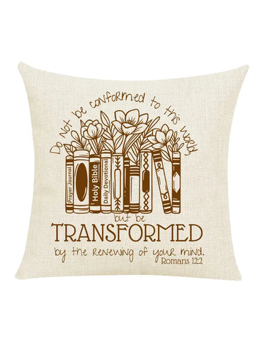 Renew Your Mind Christian Throw Pillow