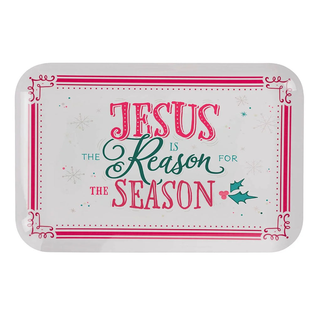 Jesus is the Reason for the Season Tray w/Gift Box