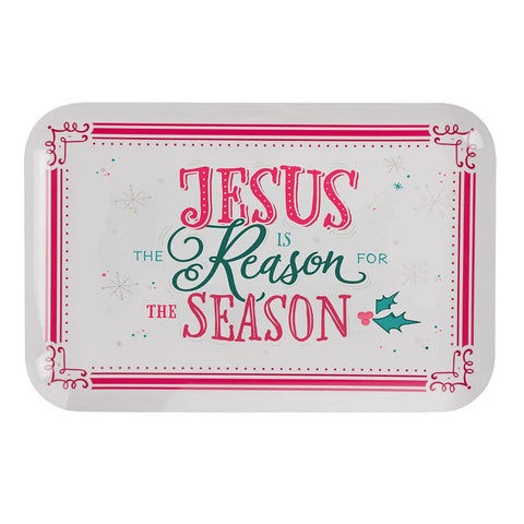 Jesus is the Reason for the Season Tray w/Gift Box