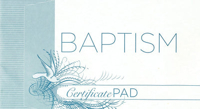 Baptism Certificates, Pad of 25