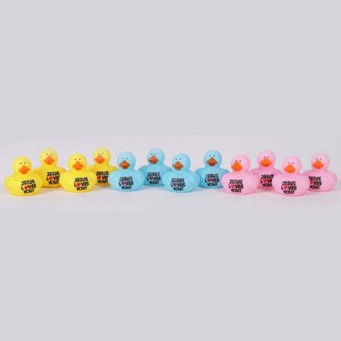 Rubber Ducks – Jesus Loves Me – Pack 12