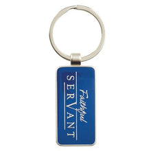 Faithful Servant-2 Chronicles 15:7 Key Ring in Tin