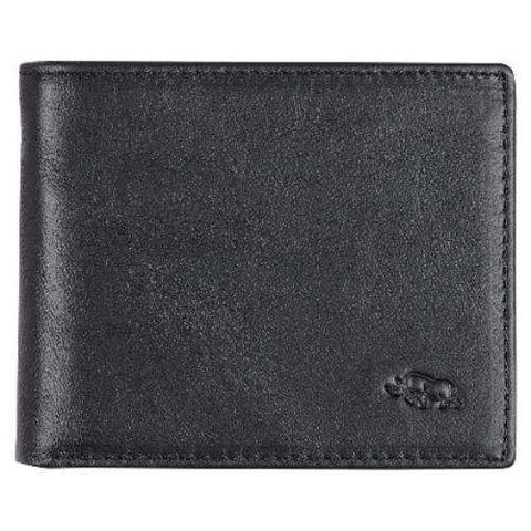 Men’s Cowhide Bifold Rhino Armor RDIF Blocking Wallet