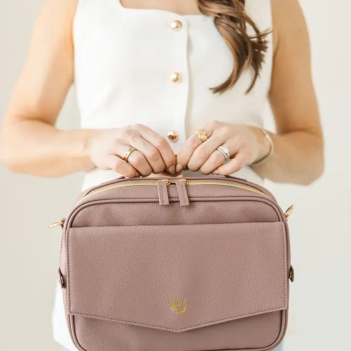 Bible Cover, Bible Bag Crossbody Lavender