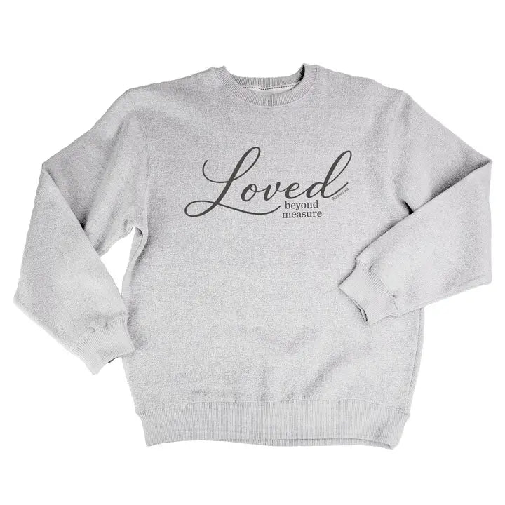 Womens Sweater Fleece Loved