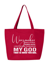 Waymaker Zippered Tote Bag