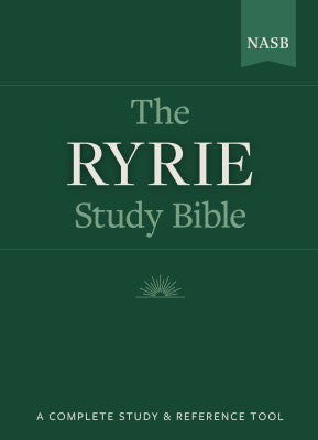 The Ryrie NASB Study Bible Hardcover Indexed