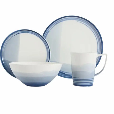 Vikko Classic Fine Porcelain 16pc Dinnerware Set