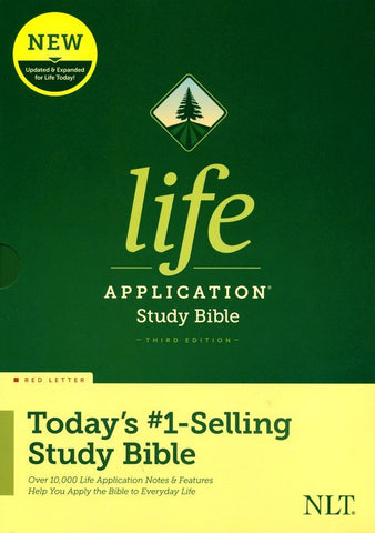 NLT Life Application Study Bible, Third Edition, Red Letter