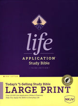 NKJV Life Application Study Bible, Third Edition, Large Print, Red Letter