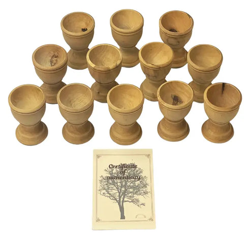 Olive Wood Communion Cups 2.4