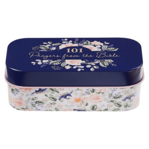 101 Prayers From the Bible Scripture Cards in a Tin