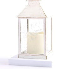 Shine On White LED Candle Lantern