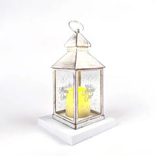 Shine On White LED Candle Lantern