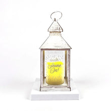 Shine On White LED Candle Lantern