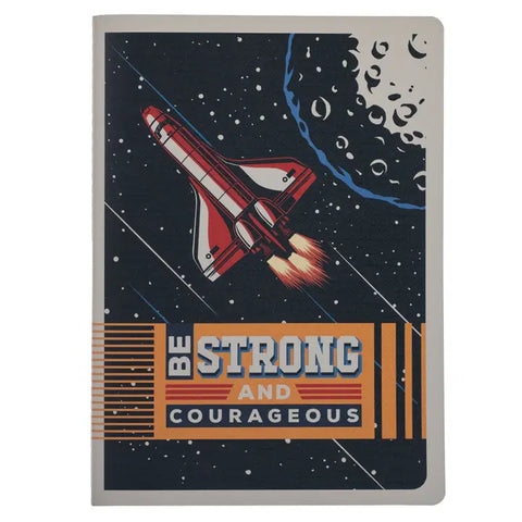 Notebook Large Be Strong and Courageous Josh. 1:9