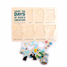 7 Days of Creation Bible Inspired Word Puzzle