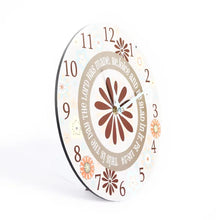 Rejoice and Be Glad Canvas Wall Clock,  11 inch