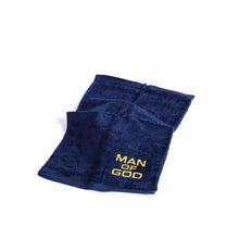 Man of God Towel with Gold Embroidered Letters