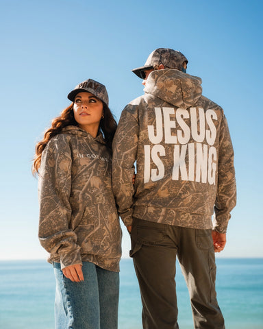 Jesus Is King Camo Hoodie