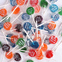 Lollipops with Jesus Loves You Message on Each – Pk 100