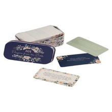 101 Prayers From the Bible Scripture Cards in a Tin