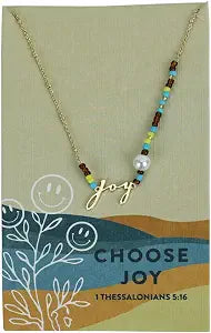 Grace & Truth® 'Choose Joy' Necklace 15"