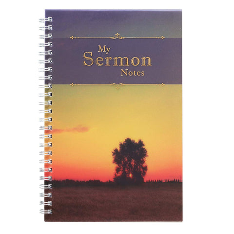 My Sermon Notes Notebook w/Trees