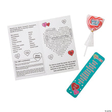 John 3:16 Heart Pop Set Scripture Candy (Cherry Flavour) Set