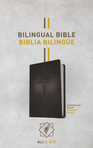 Bilingual Bible / Biblia Bilingüe NLT/NTV, LeatherLike