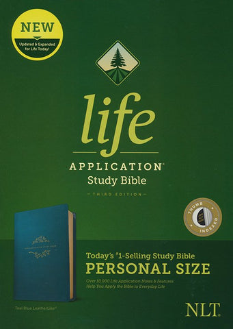 NLT Life Application Study Bible, Third Edition, Leather Like Personal Size