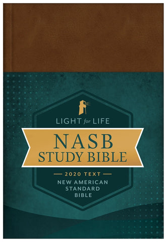 The Light For Life NASB 2020 Study Bible, Golden Caramel, Hardcover