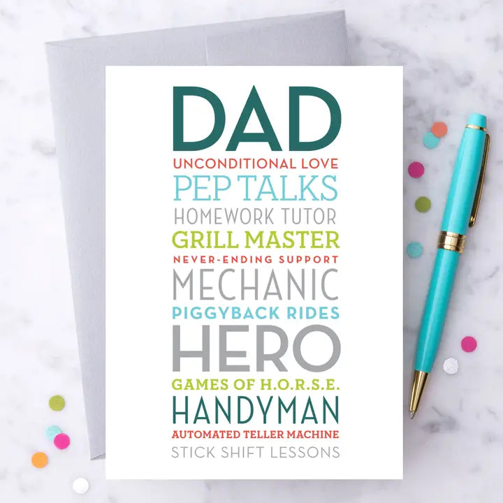 A Celebration of Dad Greeting Card