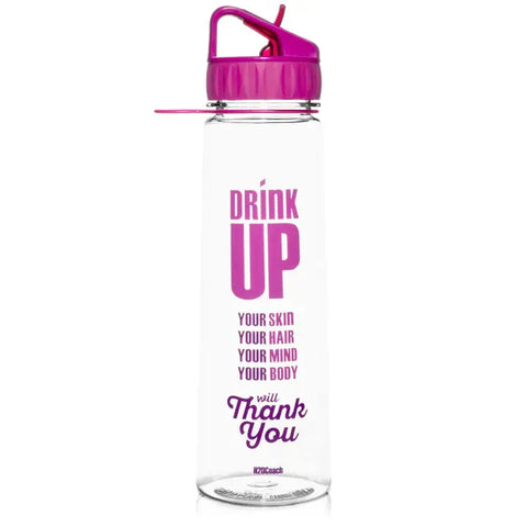 Drink Up Water Bottle with Time Markers - 30 oz