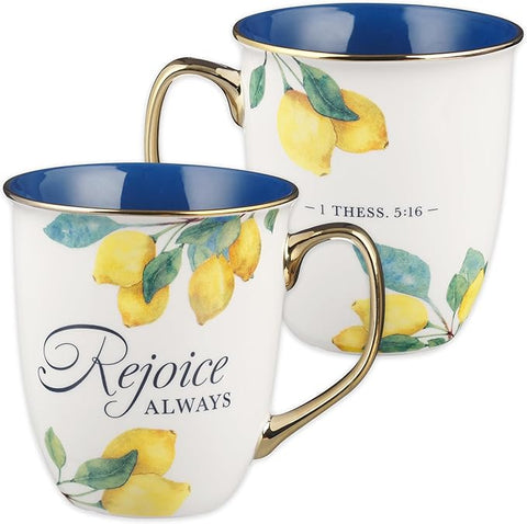 Rejoice Always White Mug - 1 Thessalonians 5:16