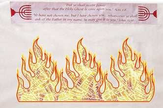 Names of God in Hebrew and in English Prayer Shawl