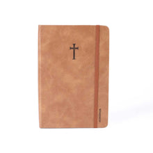 Tan Cross Wineskin Hardcover, Imitation Leather Exterior Journal with Elastic Pen Loop, 420 Pages