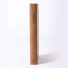 Tan Cross Wineskin Hardcover, Imitation Leather Exterior Journal with Elastic Pen Loop, 420 Pages